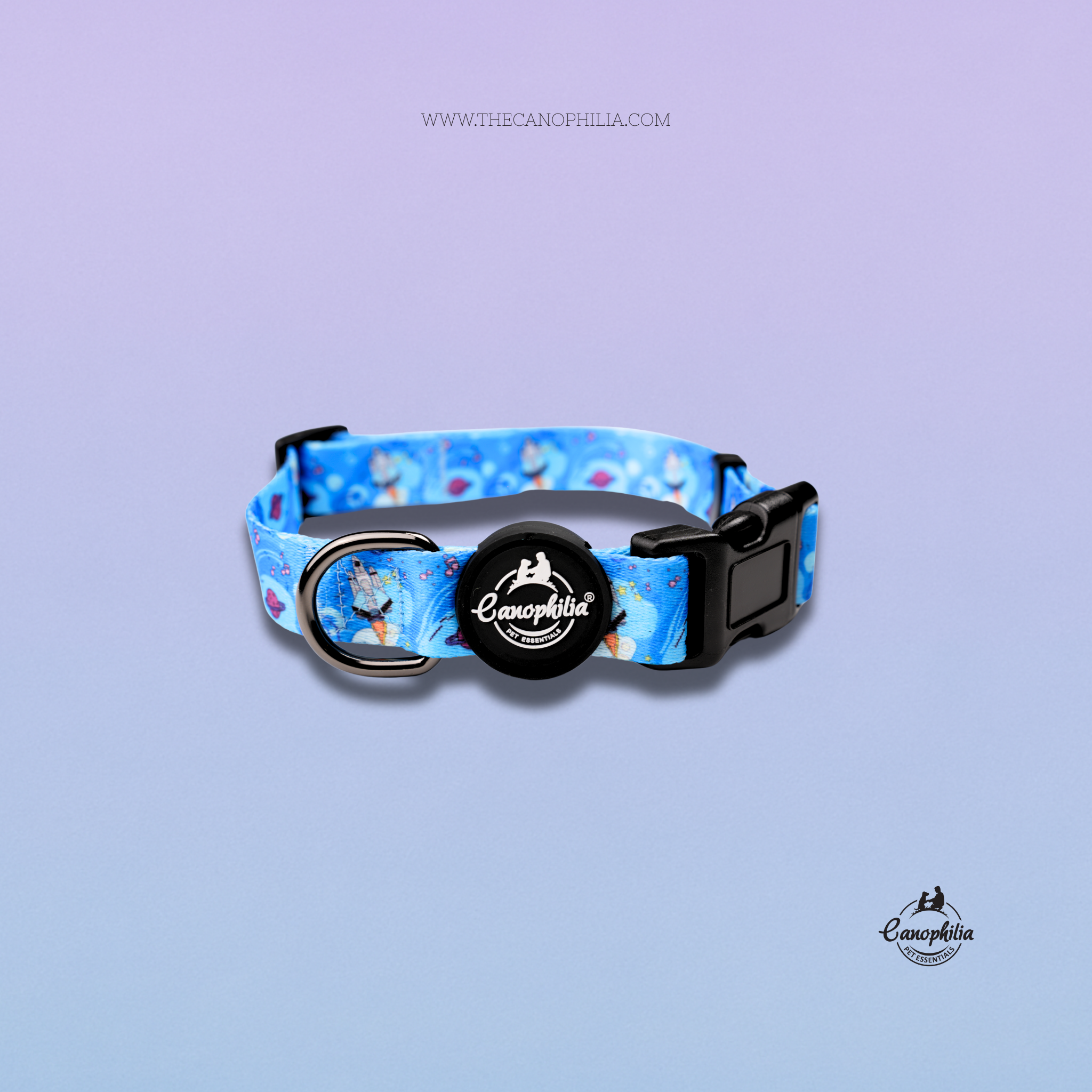 Dog collar Blue