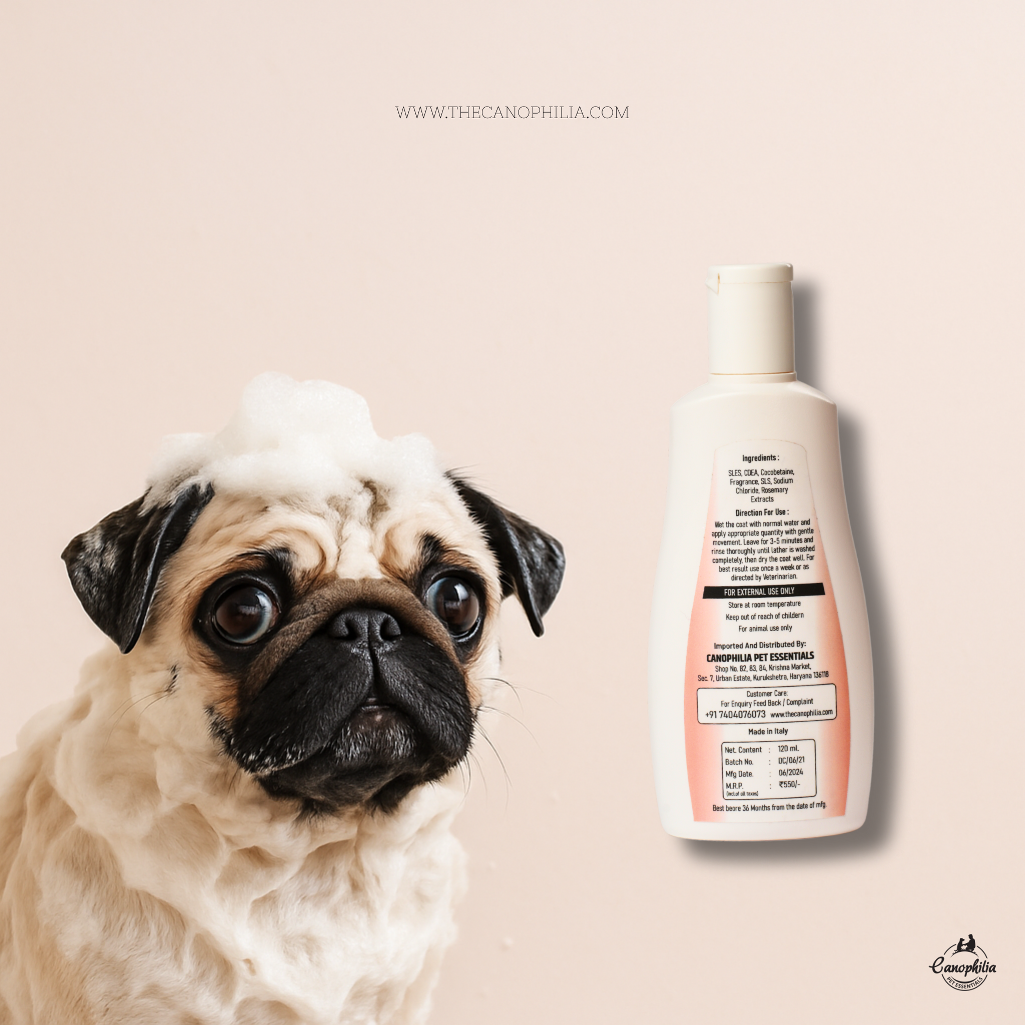 Pug awesome shampoo