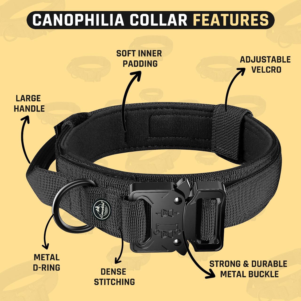 Canophilia Tactical Metal Buckle Collar
