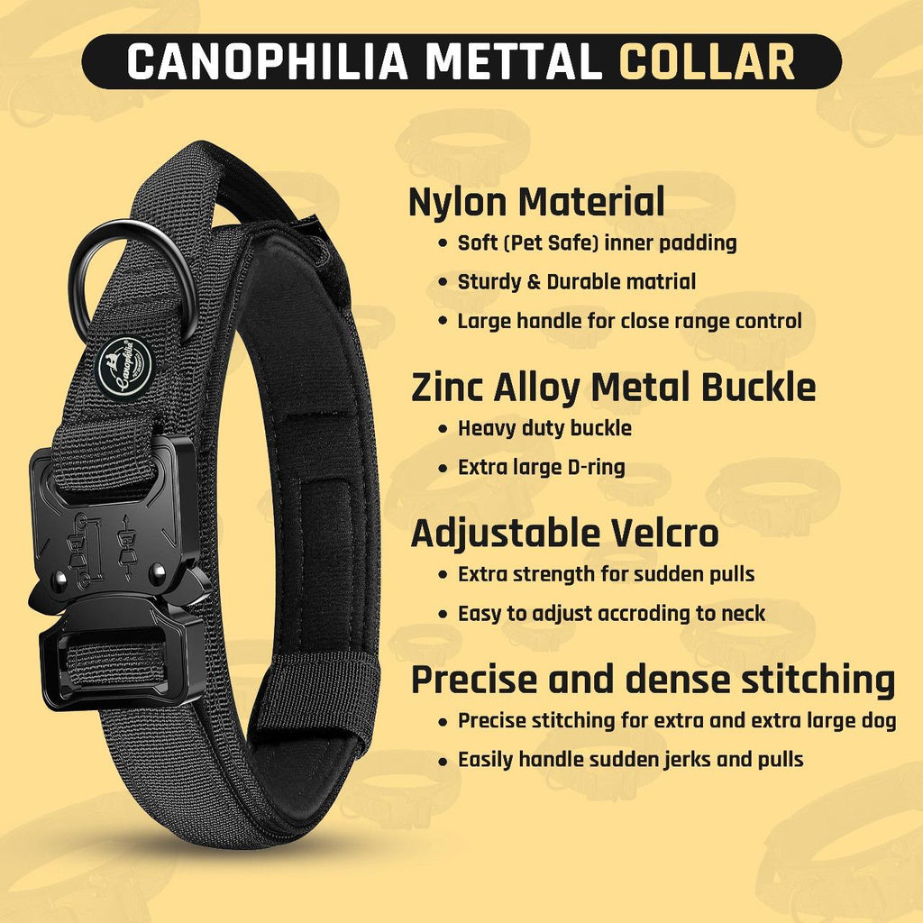 Canophilia Tactical Metal Buckle Collar