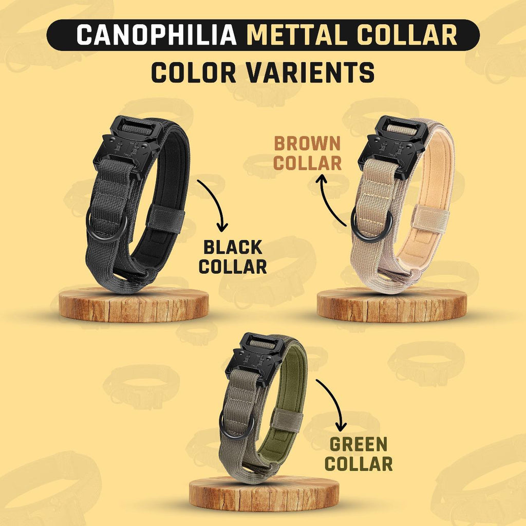 Canophilia Tactical Metal Buckle Collar