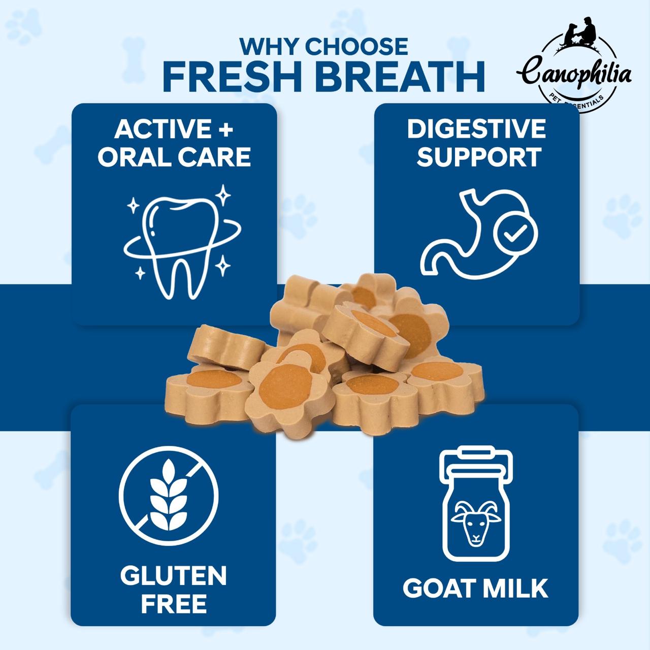 CanoTreat Fresh Breath Dog Treats