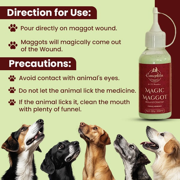 Ayurvedic Maggot Remover with Neem & Tulsi
