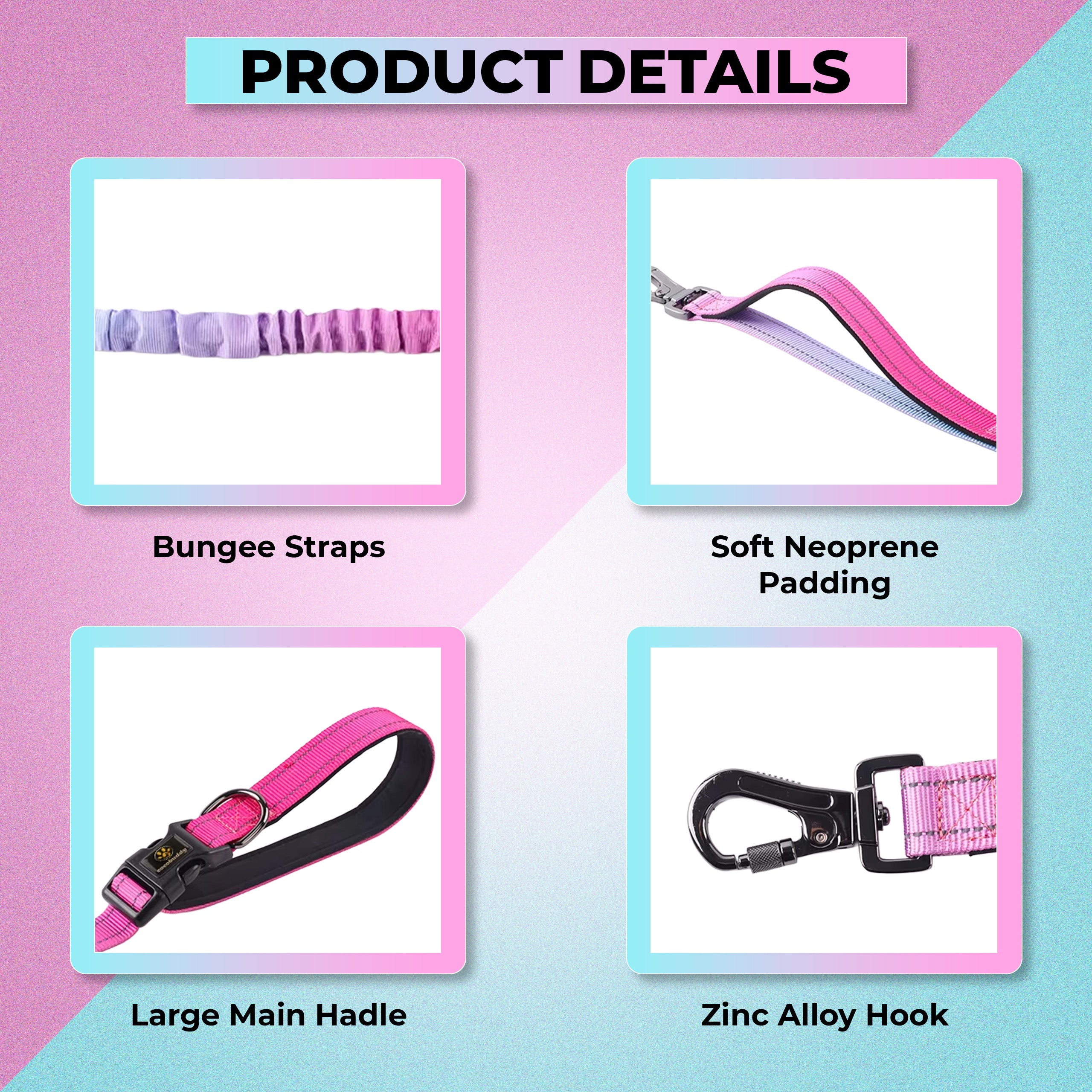 Multifunctional Bungee Dog Leash